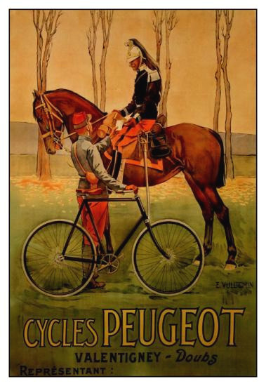 Cartel Cycles Peugeot